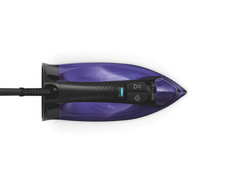 PerfectCare GC3925/34 Steam Iron | OptimalTEMP Technology | 2400W | 45g/min Continuous Steam | SteamGlide Plus Soleplate