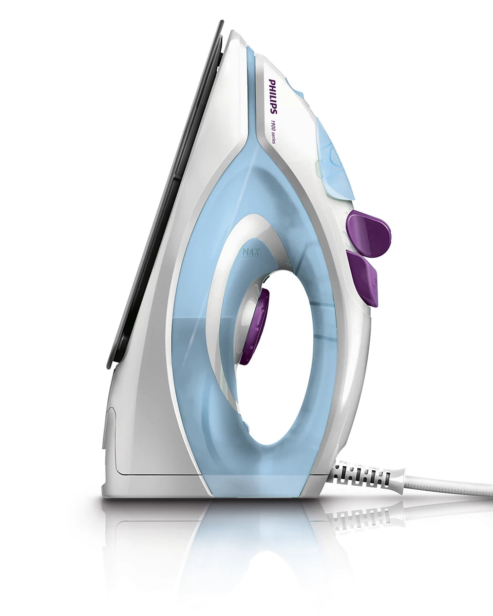 EasySpeed GC1905/21 Steam Iron with Linished Soleplate & 17g/min Steam Output