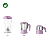 Viva Collection HL7581/00 Juicer Mixer Grinder 600W with Turbo Power Motor - Easy 3-Step Juicing for Tough Fruits and Vegetables