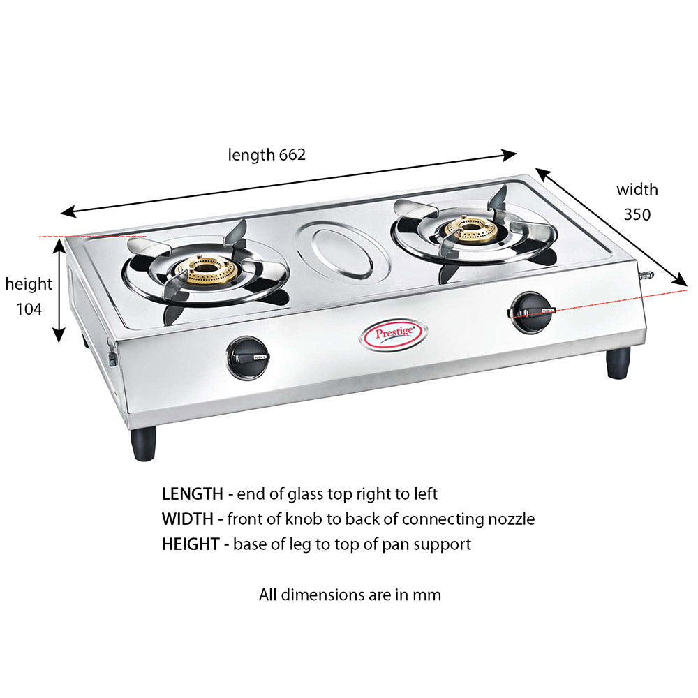 PRESTIGE AGNI CLASSIC STAINLESS STEEL GAS STOVE
