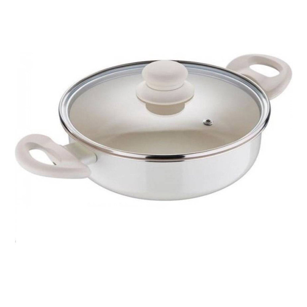 Bergner Press Alluminium Cook & Serve Pot With lid 2.4 L (Brown)