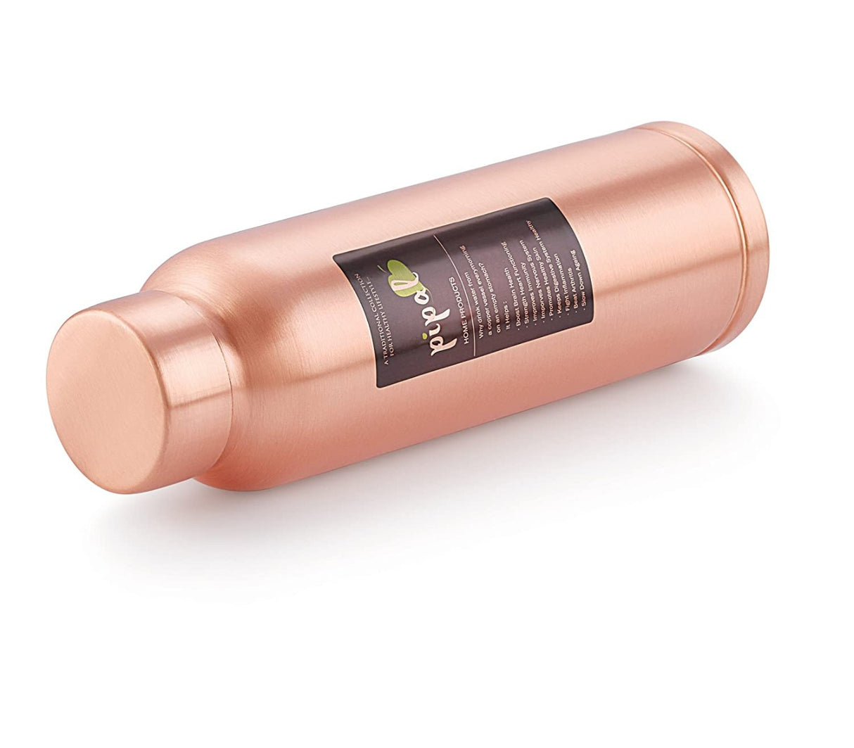 Pipal Product Llp Copper Brown Water Bottle-1000ml 