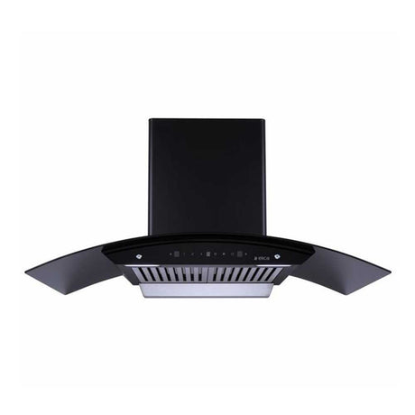 Elica Chimney WD HAC Touch BF 90 MS Nero With Motion Sensor 1100 m3/hr & Free Installation Kit