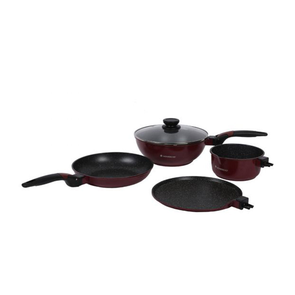 Wonderchef Click Amaze Cookware 4Pcs Set (Induction Base)