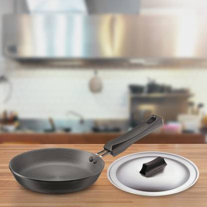 Hawkins Hard Anodised Futura Frying Pan With SS Lid - AF 18S