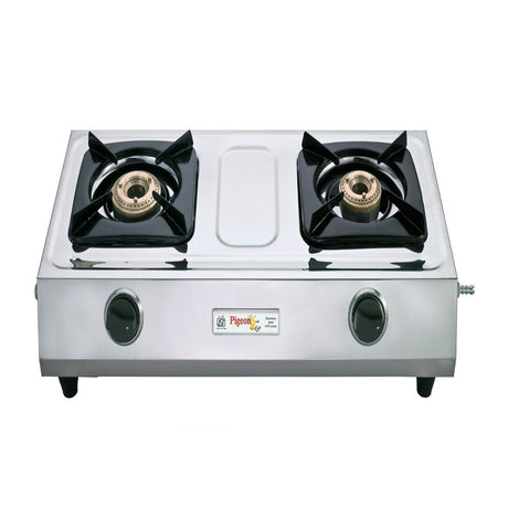 Buy Pigeon Cute 2 Burner stainless steel Cooktop at the lowest price in India at Apnidukaan.com, Save UPTO 50% Off, All India Free Shipping, Click here to see all of our exclusive deals.