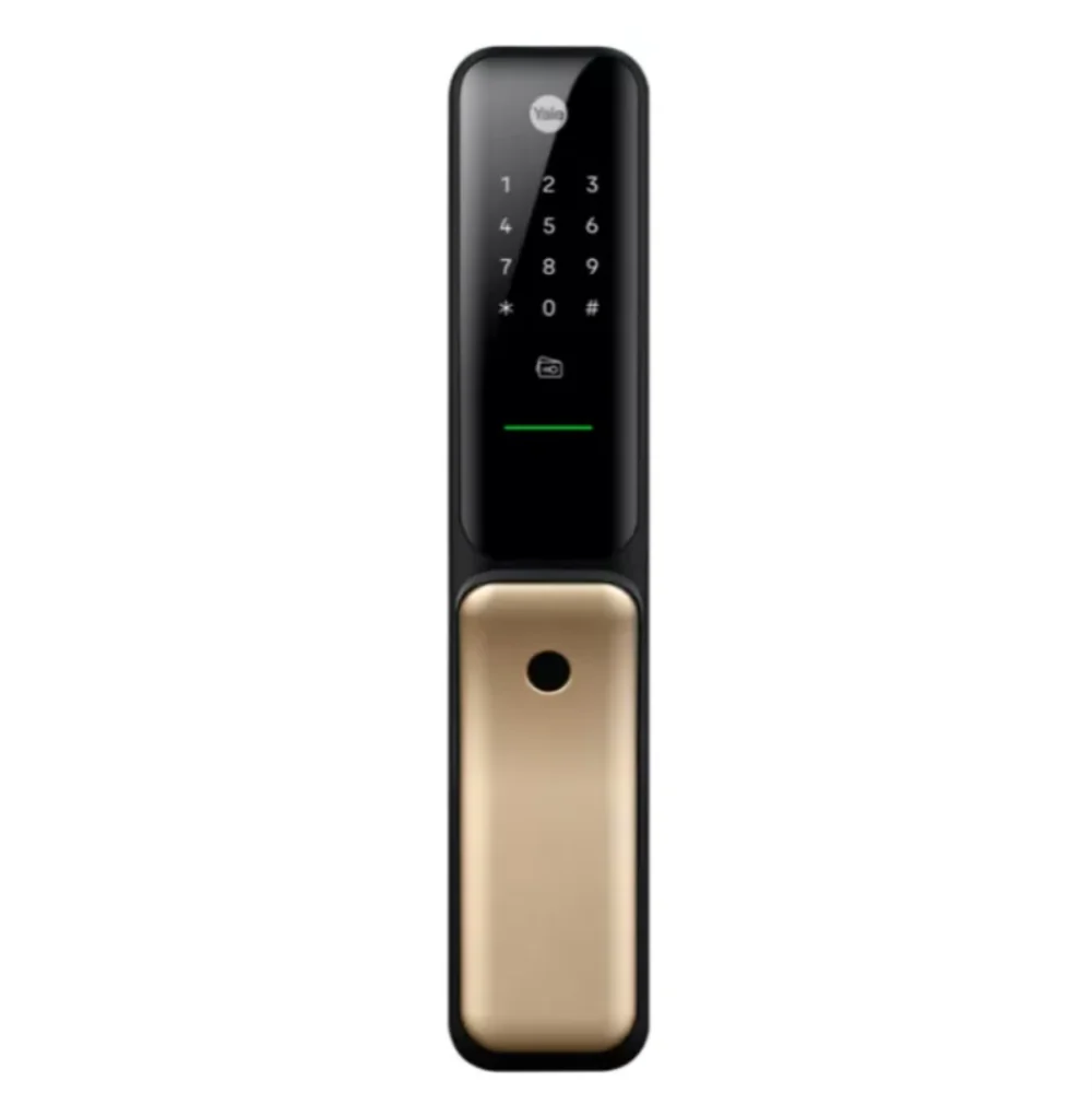 Kyra Pro Premium Push-Pull Smart Lock | 6-Ways of Unlocking | Wi-Fi & Bluetooth Connectivity | Fingerprint & PIN Access