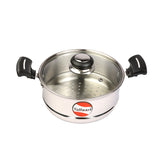 Tuffware 2 L Stainless Steel Idli Steamer Set Induction Friendly