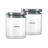 Borosil Classic Glass Jar Kitchen Storage