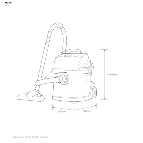 Electrolux Z931 Flexio Power wet and dry vacuum cleaner