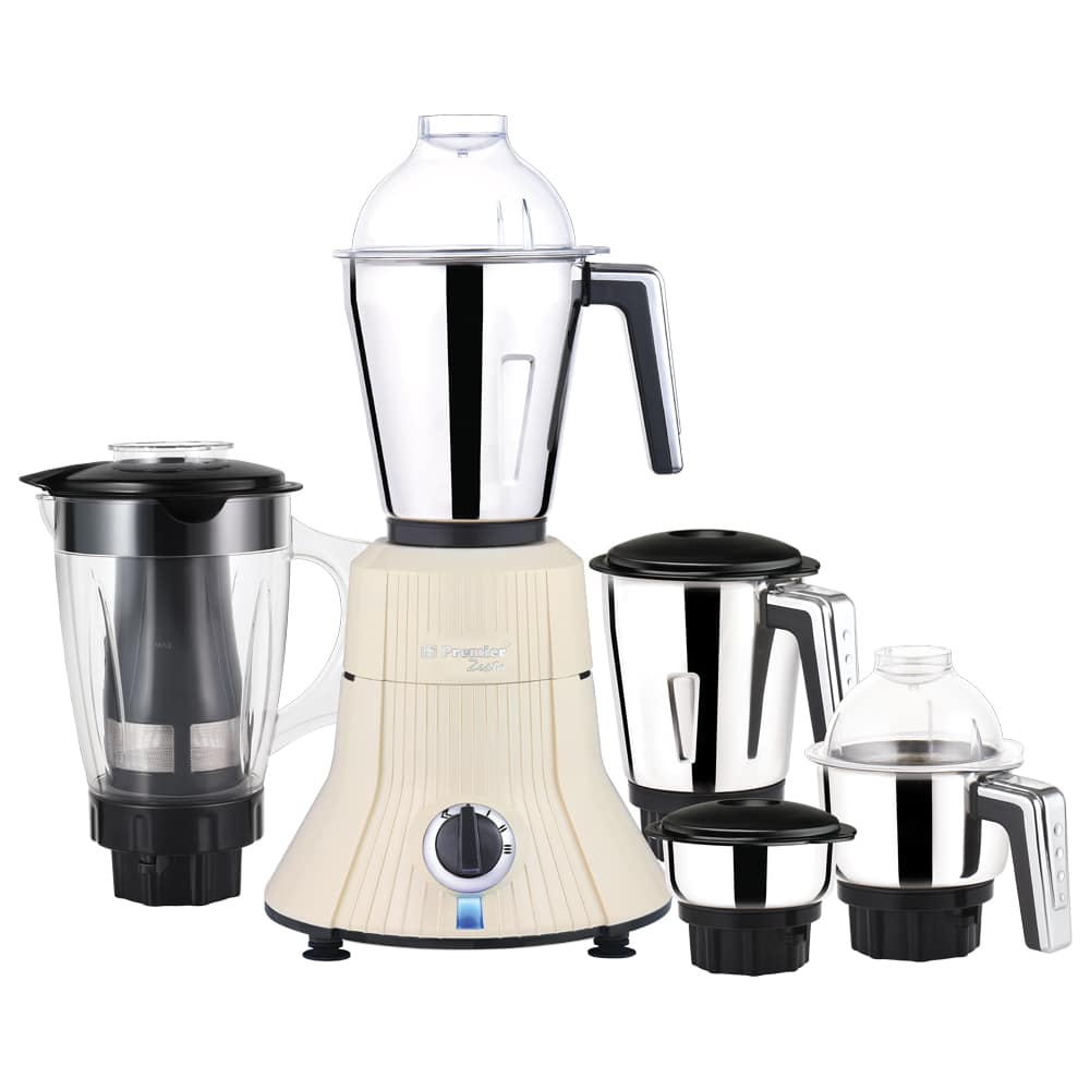 Premier Zesta DX Mixer Grinder set of 5 Jar 230V/750W & Ivory MG5169