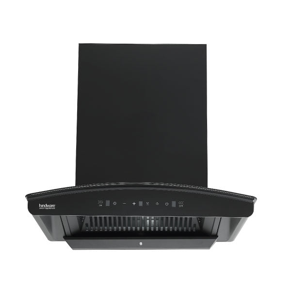 Hindware Zinnia Blk Autoclean 60 cm Wall Mounted Chimney