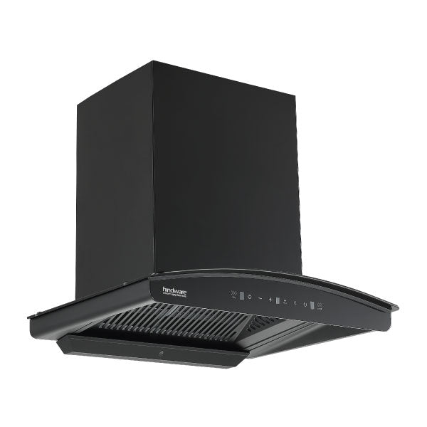 Hindware Zinnia Blk Autoclean 60 cm Wall Mounted Chimney