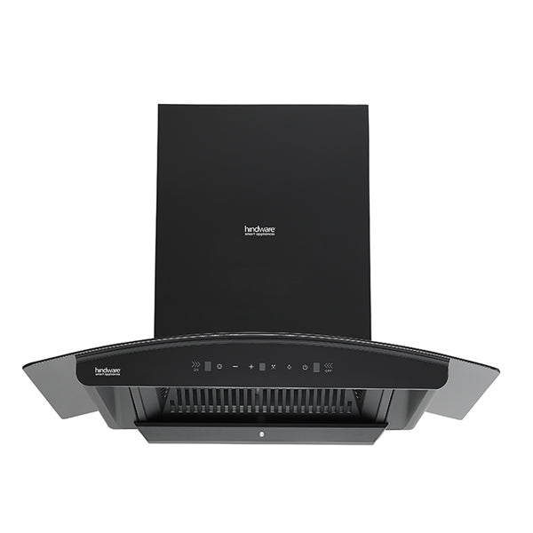 Hindware Zinnia Blk Autoclean 75cm  Wall Mounted Chimney