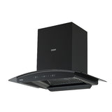 Hindware Zinnia Blk Autoclean 90 cm Wall Mounted Chimney