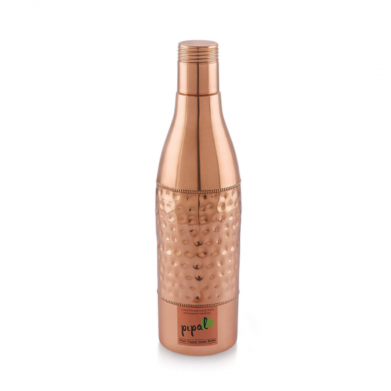 Hammered Pure Copper Water Bottle 1100 ml 