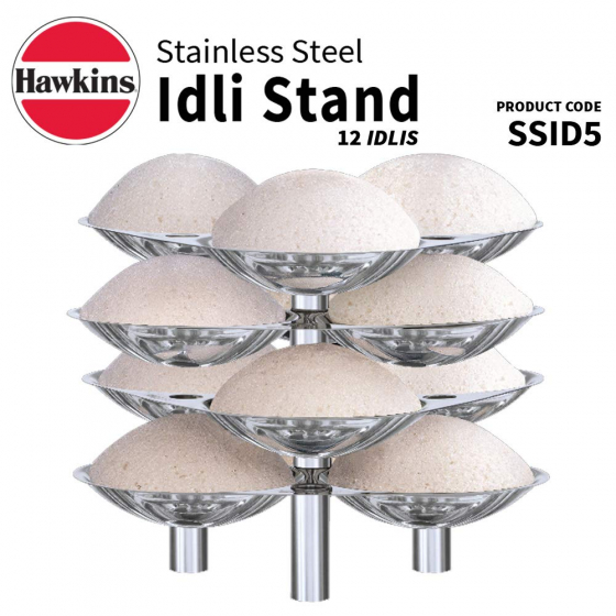 Shop Now Hawkins Stainless Steel Idli Stand 12 Idlis SSID5 at