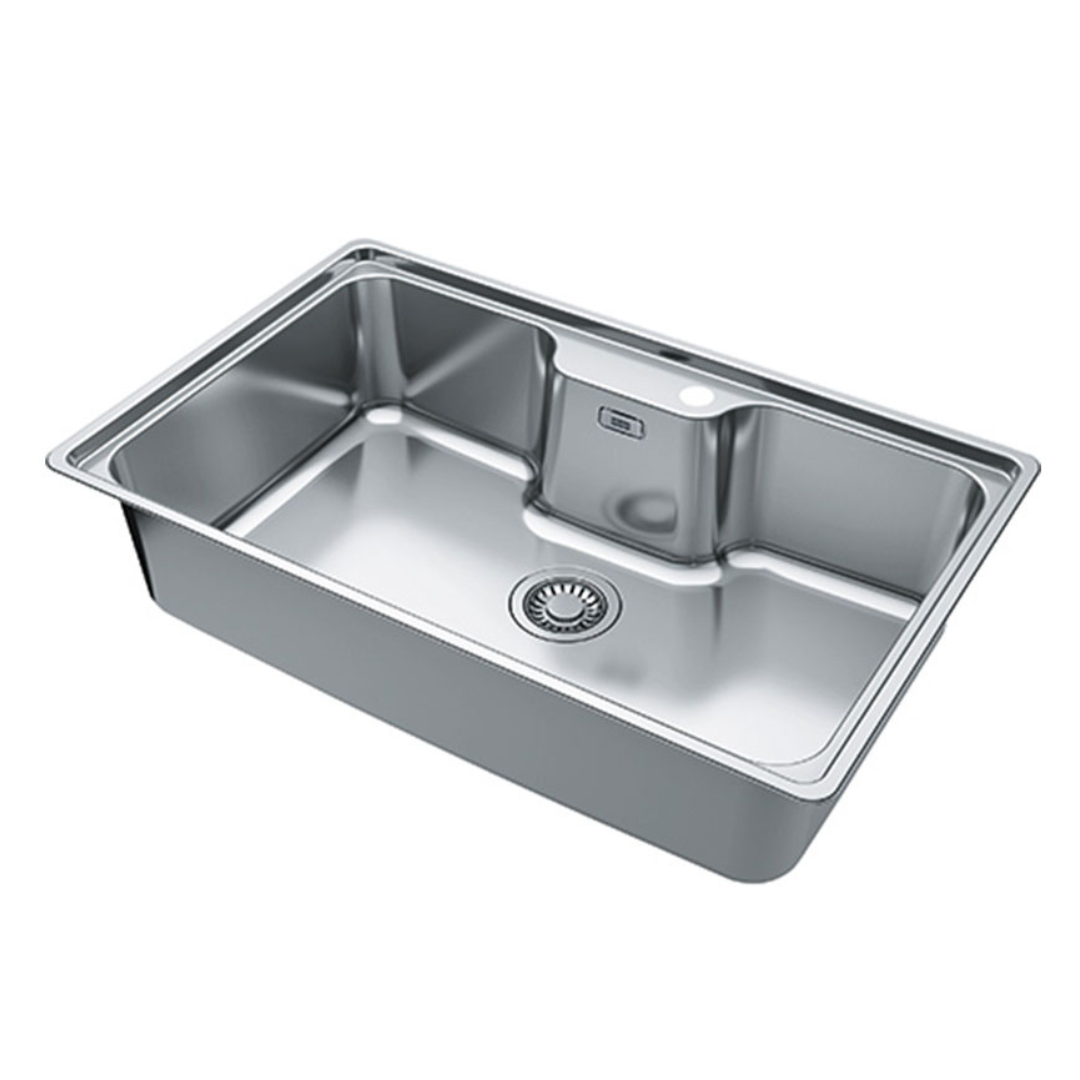 Franke Stainless Steel Bcx 610 81 Accessories Not Included 810x510 33x20 1mm European Satin Finish Single Bowl Sink 101 0489 191