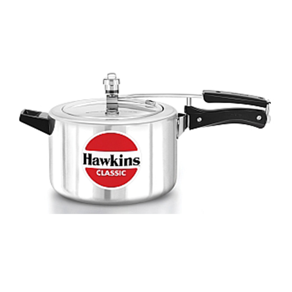 Shop Now Hawkins Classic Aluminum Pressure Cookers 5 Litre CL50 at low price in India at lowest price Apnidukaan