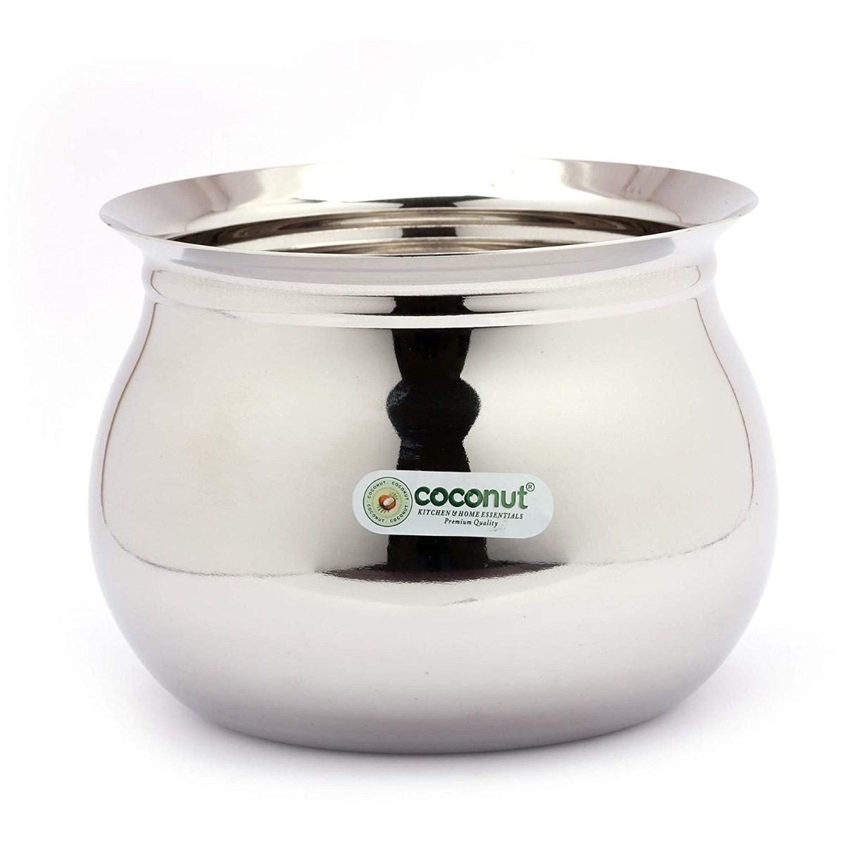 Buy Coconut Triply Stainless Steel Kadai with Lid 2.5 L Online at