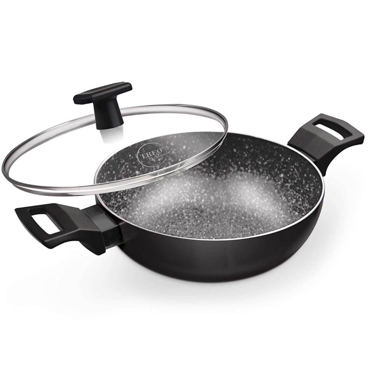 Silver Iron Kadai For Cooking Induction Base Medium Size: 1500ml