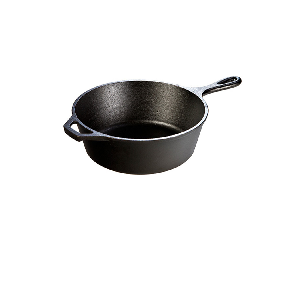 Lodge L5RPL3 8 Pre-Seasoned Cast Iron Skillet with Dual Handles