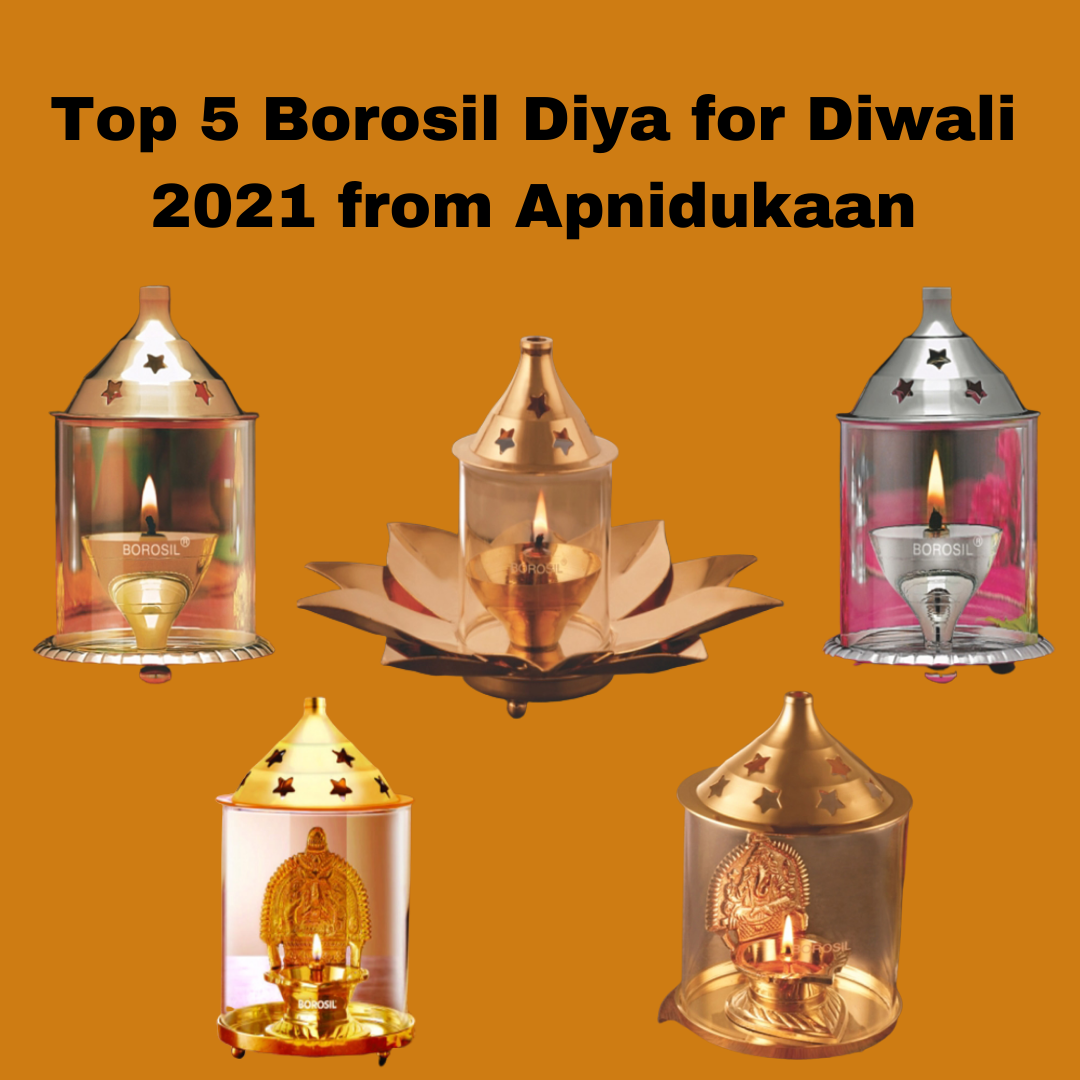 Top 5 Borosil Diya for Diwali 2021 from Apnidukaan
